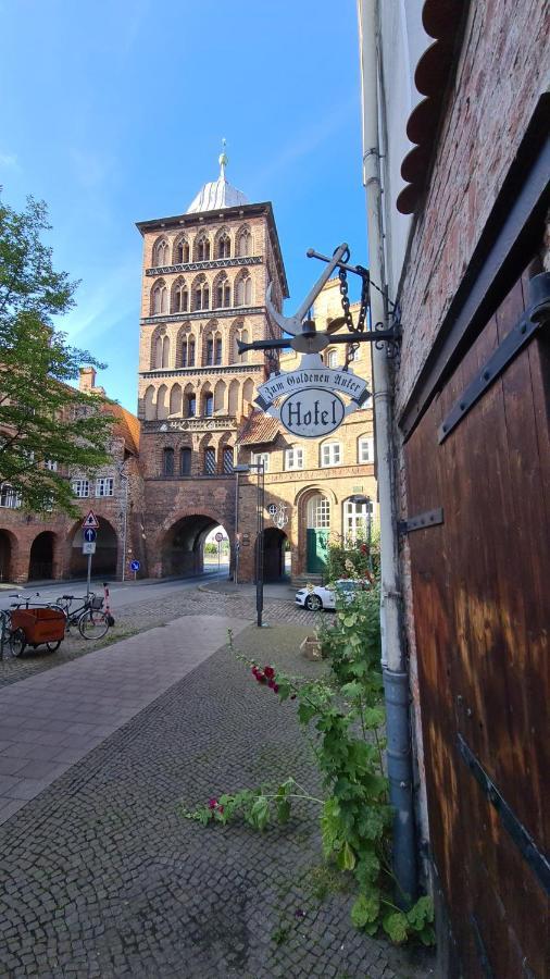 Altstadthotel Zum Goldenen Anker Lübeck Exterior foto